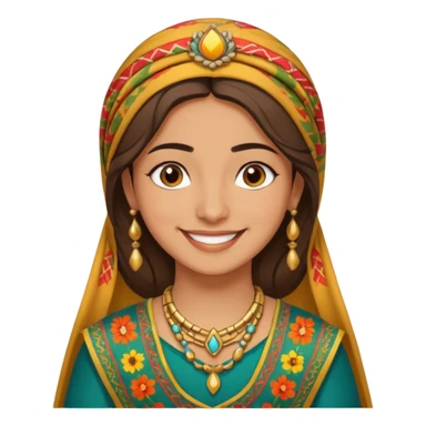 نەورۆزنەورۆزی کوردستان بە جلی کوردی sticker