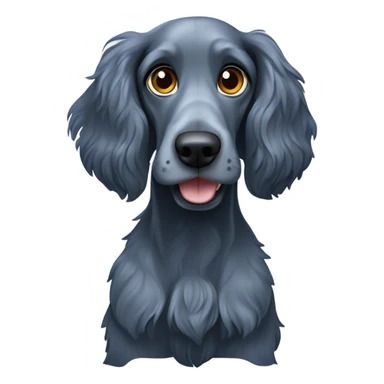 Blue roan cocker spaniel sticker