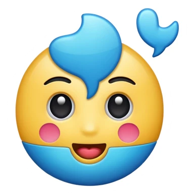Emoji de verificación azul de tik tok pero que no salga la puntita de la verificación de la tilde que salga todo redondo  sticker