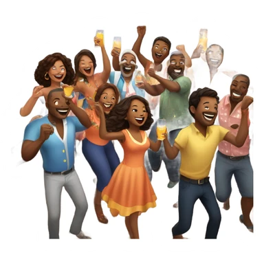 Party on a cruise ship sticker