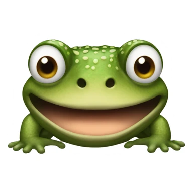 a toad with a neat moustache and beard sticker