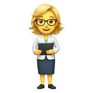 Teacher teaching a class sticker