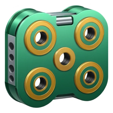 Film Cassette roll green sticker