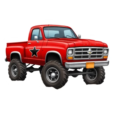demolition derby pickup truck sticker