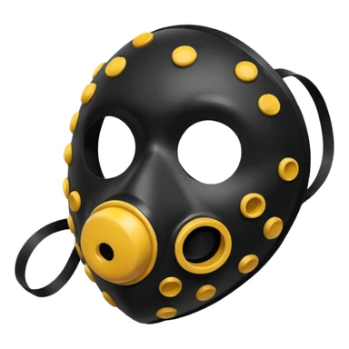 Fart mask sticker