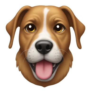 Dog with a ball In its mouth sticker