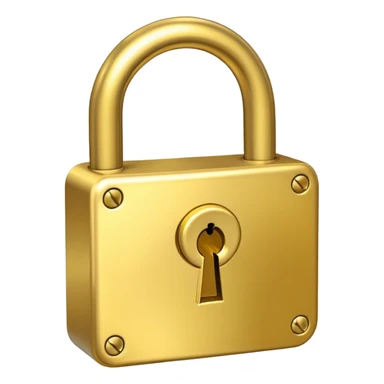 "G" with a lock sticker