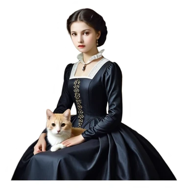 Девушка красивая в платье её снимает фотограф sticker