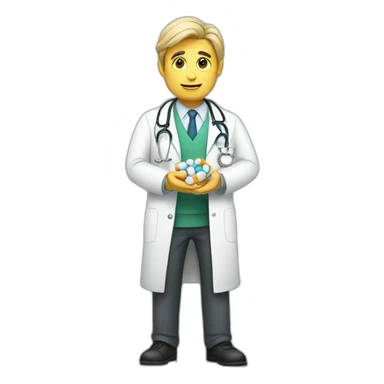 Doctor Offering to much Pills sticker