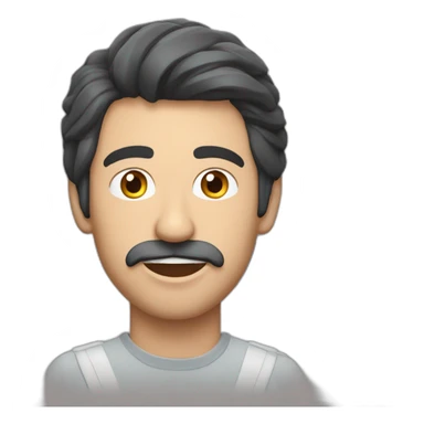 Puedes generar un emoji de javier milei con una bandera de argentina en la otra mano sticker