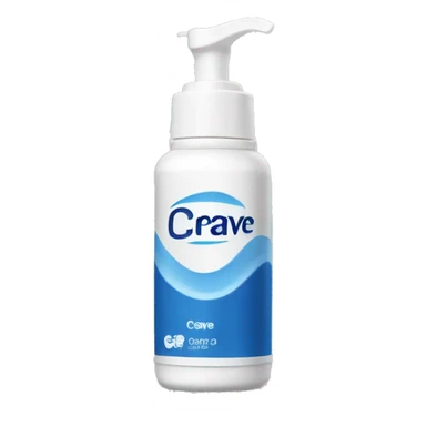 rectangular bottle foam cerave sticker