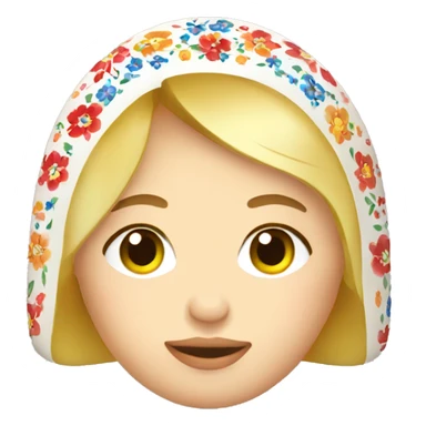 Blond russian matreshka sticker