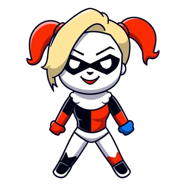 Harley Quinn from DC Comics sticker