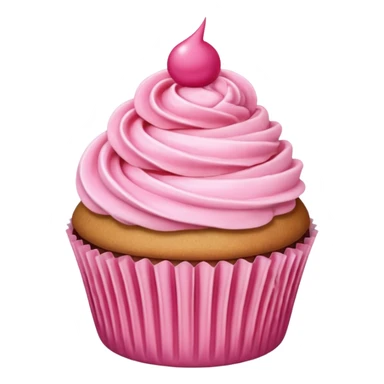 لمبرقيني Cupcake with pink icing sticker