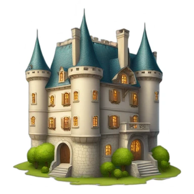 Château rein au bois dormant sticker