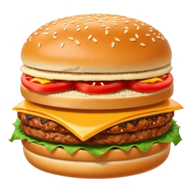 Spicy meat sandwich sticker