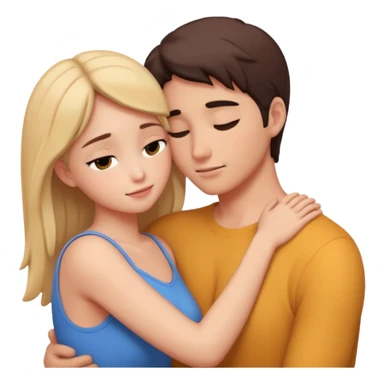 intimate moment between lovers sticker