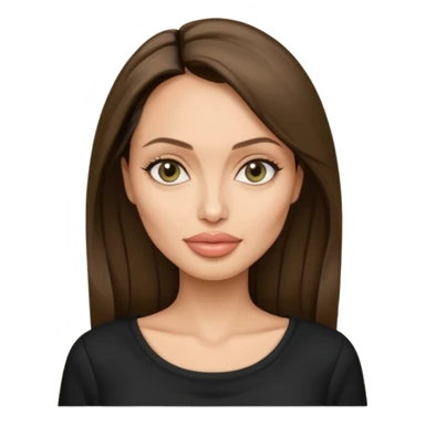 Angelina Jolie up to the waist sticker