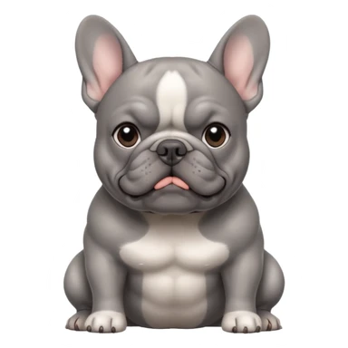 Grey Frenchie  sticker