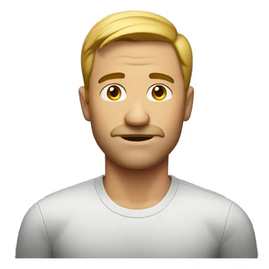 man who doesn't know shoulder movemen sticker