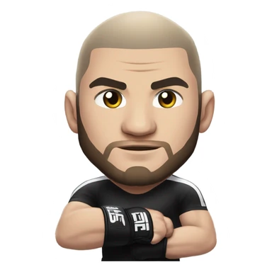 Khabib nurmagamedov in ufc sticker