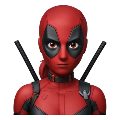 female deadpool from Deadpool & Wolverine movie sticker