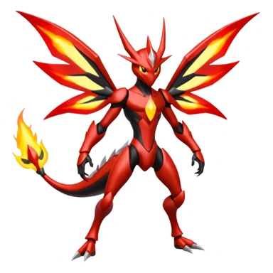 Scizor-Scyther-Blaziken-Darkrai-Fusion sticker