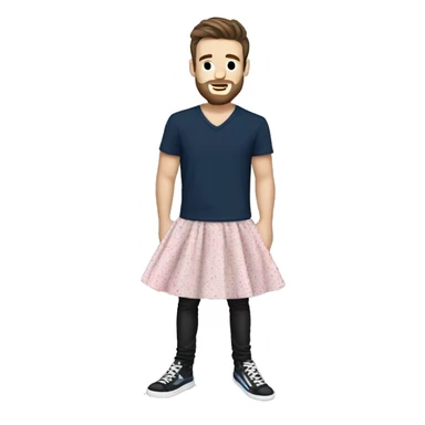 Liam payne wearing a dress sticker