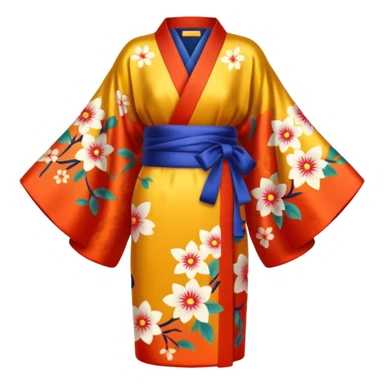 Kimono with no human just the dress sticker