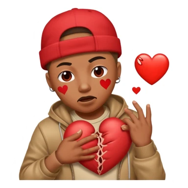 J’aimerais un cœur avec dedans Jul le rappeur sticker