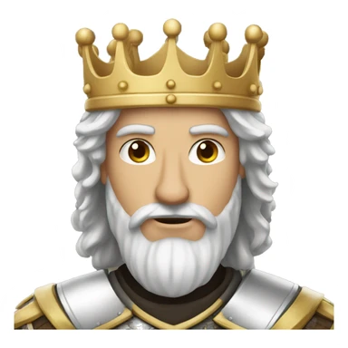 white King and knight sticker