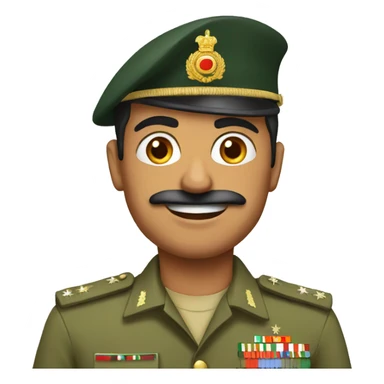 Indian army officer  sticker