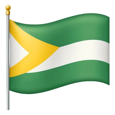 A flag that has a green background and looks kind of like belarus but change the stripes to white and the pattern to yellow. sticker