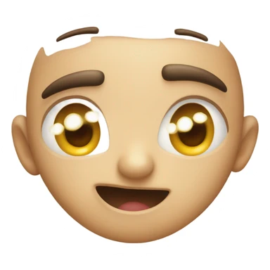 rolling eyes with smile  sticker