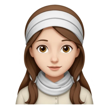 young modest jewish girl sticker