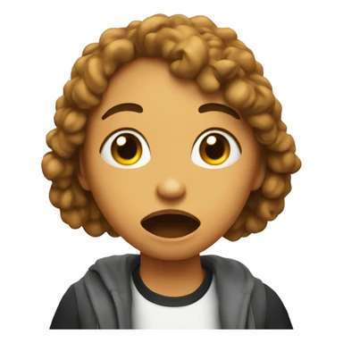 Me stuffing my face with food sticker