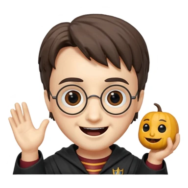 harry potter  excited face funko pop style cute sticker