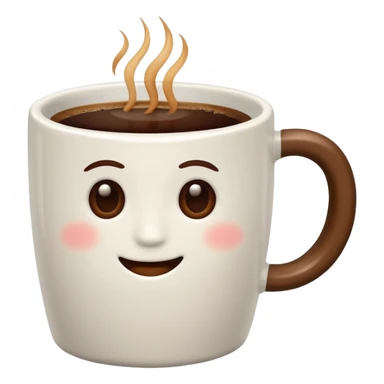 Cup of coffee white in a bottle white sticker