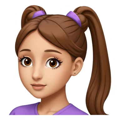 ariana grande ponytail sticker