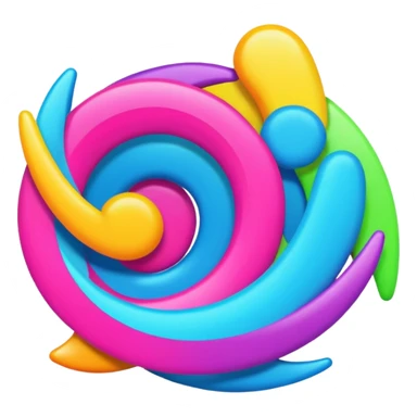 Techno/EDM musique mix color sticker