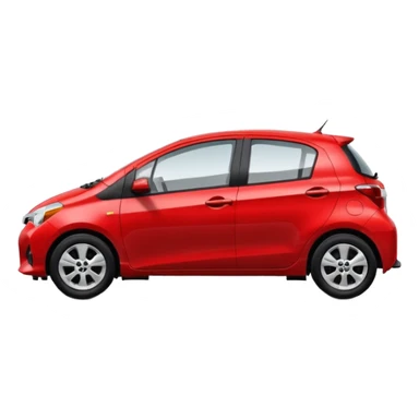 RED TOYOTA YARIS sticker