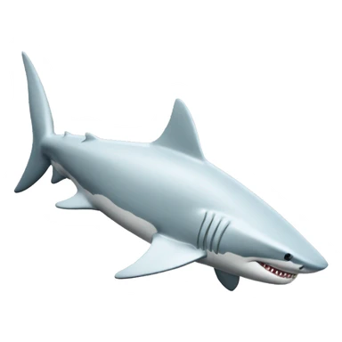 create a shark with a clipboard in your hand sticker