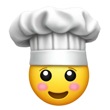 Chef hat with 5 stars sticker