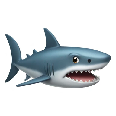 tiburón con un tutu sticker