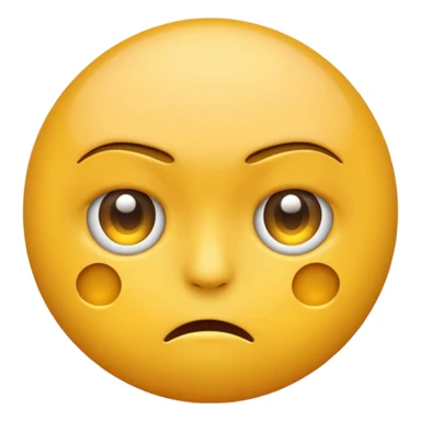 glare emoji, like not 😒 but like an actual glare  sticker