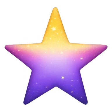 Bright star sticker