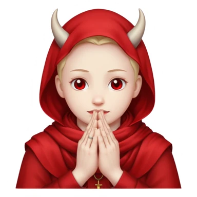 😈+🙏+🧣 sticker