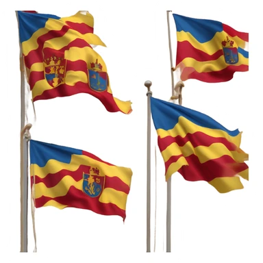 Bandera de Castilla y aragon sticker