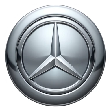 Mercedes logo sticker