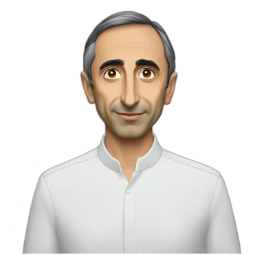 Éric zemmour en vetement arabe sticker